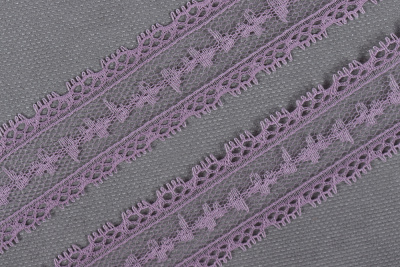 Кружево 20мм  Грязно-сиреневый - изображение