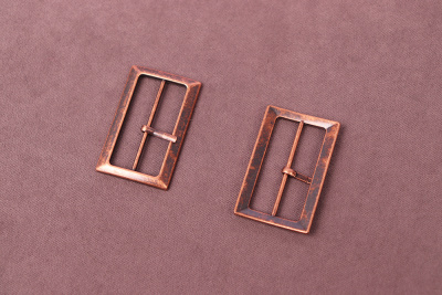 Пряжка металическая 14*30мм с язычком Медный - изображение