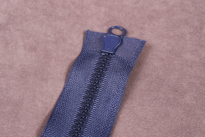 Молния 75см разъёмная трактор 2 бегунка Т5  Т.синий 330 - изображение