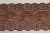 Кружево 190мм эластичное Шоколад