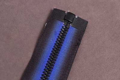 Молния трактор 80см Т5 FASHION Черный/Синий - изображение