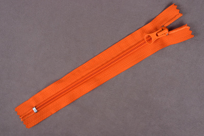 Молния 18см Т5 неразъемная спираль Оранжевый 157 - изображение