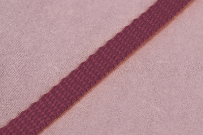 Лента ременная 10мм стропа Бордовый - изображение