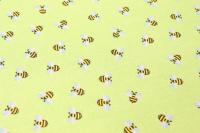 Рогожка набивная Пчелки на св.зеленом(009010.1081) - Сибтекстиль(1)