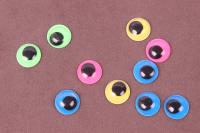 Глаза двигающиеся круглые 10мм Микс(48013.10.02) - Сибтекстиль(1)