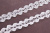 Тесьма 25мм плетеная с пайетками Серебро