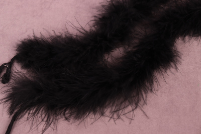 Боа пух марабу  2м Черный - изображение