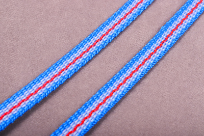 Лента ременная 10мм стропа Синий/белый/красный - изображение