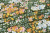 Вискоза набивная 221047 Цветы на зеленом