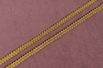 Тесьма плетеная 10мм Шанель Золото - изображение