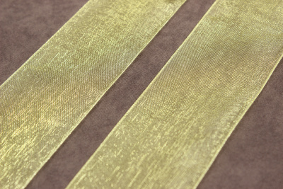 Лента-органза 30мм Желтый 003 - изображение