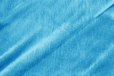 Велюр однотонный Голубой - изображение