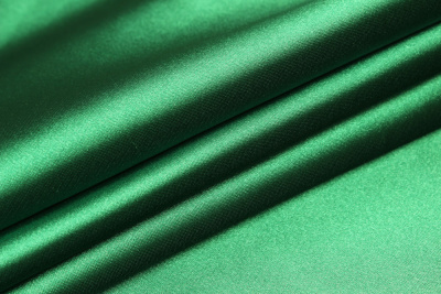 Атлас однотонный Йоко-йоко Зеленый - изображение