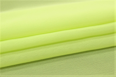 Шифон однотонный Желто-зеленый - изображение