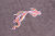 Термоаппликация с пайетками Рыбка Розовый
