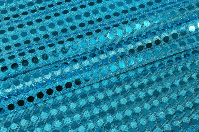 Трикотаж копейка Голубой - изображение