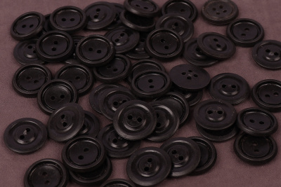 Пуговицы 20мм 2х прок. для рабочей одежды Черный - изображение