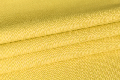 Интерьерная ткань DUCK с тефлоновым покрытием однотонная горчичная - изображение