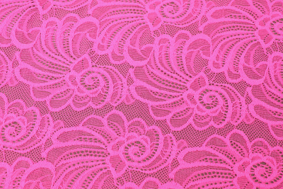 Гипюр-стрейч Ярко розовый - изображение
